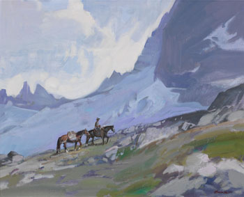 On the Opabin Plateau by Peter Ewart sold for $3,750