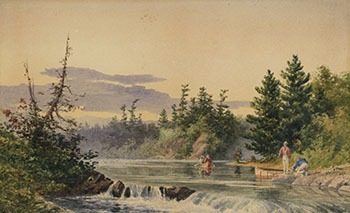 Canoe Trip by Lucius Richard O'Brien sold for $6,875