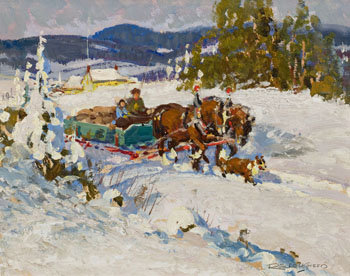 March Day Near Lachute by Robert Elmer Lougheed sold for $6,250