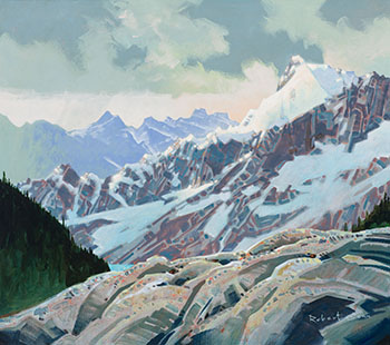 Alpine Drama, Yoho by Robert Genn vendu pour $7,500
