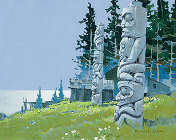Tsimshian Atmosphere by Robert Genn vendu pour $11,250