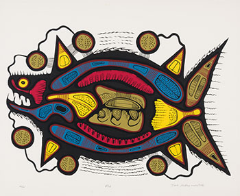 Fish by Joshim Kakegamic sold for $750