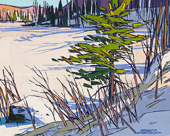 The Frozen Lake by Thomas Frederick Haig Chatfield vendu pour $2,250