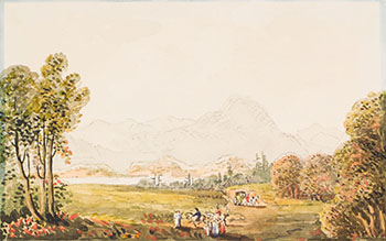 Loch Arroquhar by George Heriot vendu pour $344