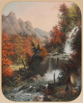 Falls of Muskoka by Alfred Worsley Holdstock vendu pour $2,813