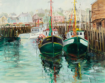 Gloucester, Mass. by Rolland Montpetit sold for $250