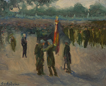 Le drapeau belge by Claudio Castelucho sold for $1,375