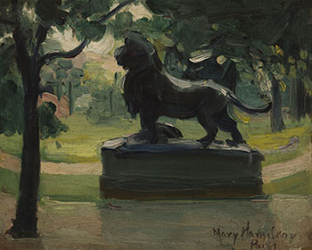 Luxembourg Lion by Mary Riter Hamilton sold for $3,125