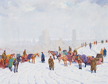Horse-drawn Carriages by John Douglas Lawley sold for $5,000