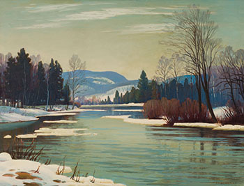 Last of the Winter in the Laurentians by Frederick Henry Brigden sold for $1,625