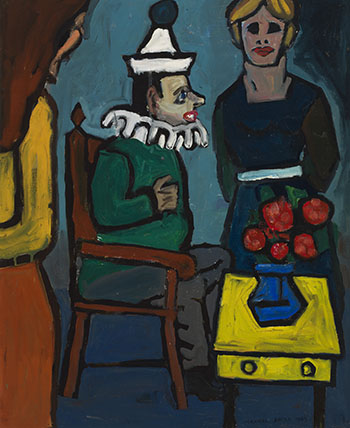 Clown by Maxwell Bennett Bates sold for $25,000