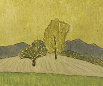P.E.C., After the Corn Cut by Barker Fairley sold for $9,375