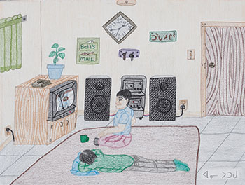 Bell's & Mail by Annie Pootoogook sold for $5,000