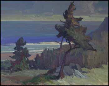 Long Beach, Vancouver Island, BC by Edwin C. Lockey sold for $546