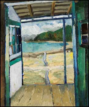Fraser Cottage, Buccaneer Bay, BC by Doris Shadbolt sold for $2,925
