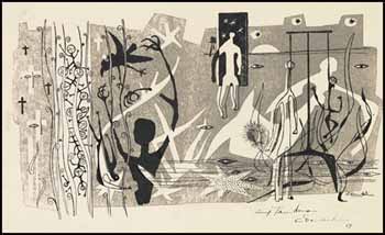 Four Works by Charles Daudelin vendu pour $3,218