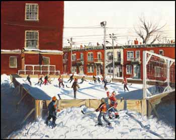 Rue Baron Byng by Terry Tomalty sold for $3,125