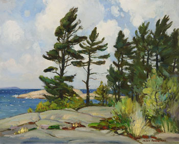 Rocky Shore - Georgian Bay by Frank Shirley Panabaker sold for $13,750