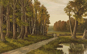 Morning in the Lane by Homer Ransford Watson vendu pour $11,875