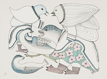 Bird Spirit by Kakulu Saggiaktuk sold for $156