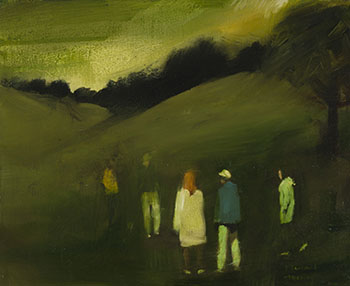 Five Figures by Michael Harrington sold for $875