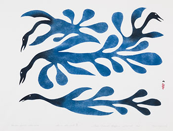 Birds from the Sea by Kenojuak Ashevak vendu pour $20,000