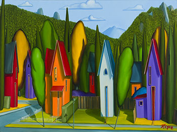 Vancouver Neighbours by Glenn Payan sold for $3,125