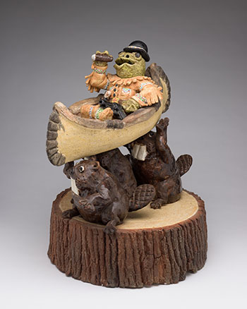 Explorer Frog by David James Gilhooly vendu pour $4,063