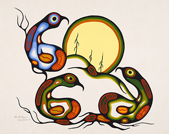 Untitled by Goyce Kakegamic sold for $1,500