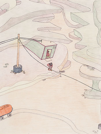 New Reality by Shuvinai Ashoona sold for $1,250