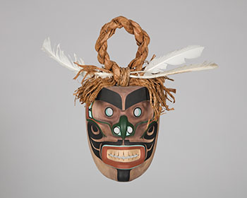 Bookwas Mask by Wayne Alfred sold for $2,500