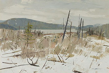 Light Snow (October) by Lorne Holland Bouchard sold for $3,438