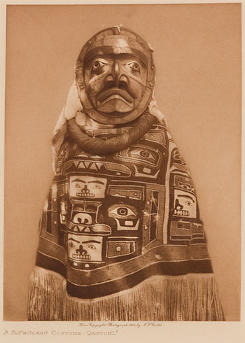 A Tlu'wulahu Costume - Qagyuhl by Edward Sherriff Curtis sold for $625
