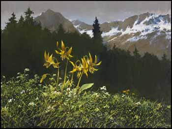 Glacier Lilys by Geoffrey Alan Rock sold for $1,872