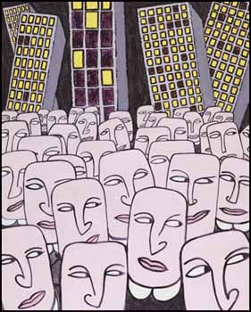 The Crowd by Joe Average sold for $1,521