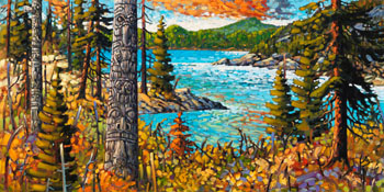 Haida Waters by Rod Charlesworth vendu pour $3,540
