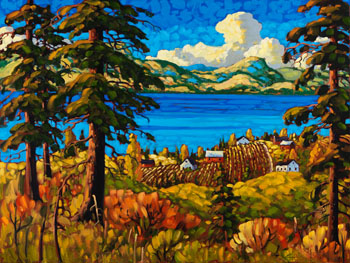 Okanagan Autumn by Rod Charlesworth vendu pour $2,813