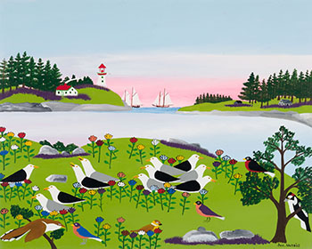 Gull Island by Joseph Norris sold for $6,875