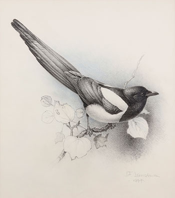 Magpie by James Fenwick Lansdowne sold for $6,250