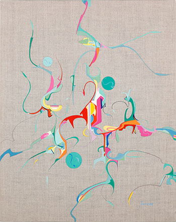 Willow Point by Alex Simeon Janvier sold for $28,125