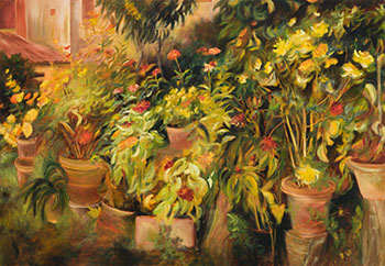 An Eccentric's Garden VI by Jamie Evrard sold for $3,125