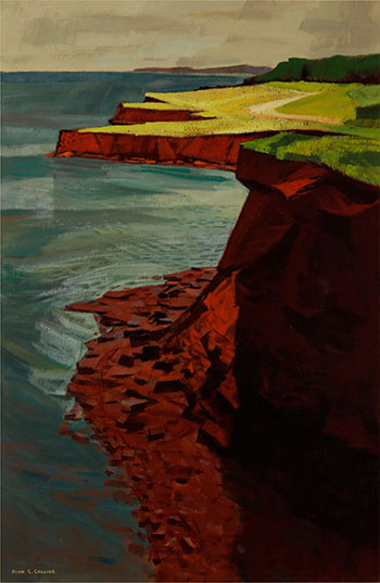 Cavendish Headland, P.E.I. by Alan Caswell Collier sold for $13,750