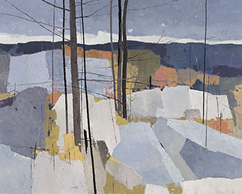 Landscape in Blue Tones by Donald Appelbe Smith vendu pour $1,625