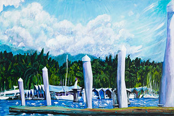 Low Flying Gulls by Tiko Kerr sold for $5,000