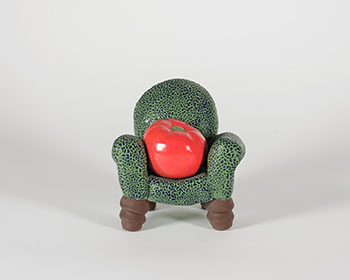 Tomato in Armchair by Victor Cicansky sold for $5,313
