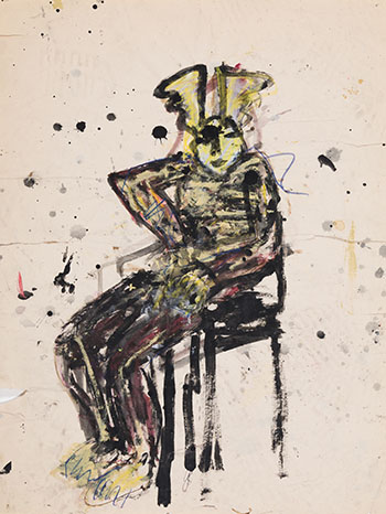 Bunny Man on Chair by John Scott sold for $4,063