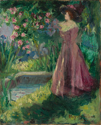In the Garden (France) by Mary Riter Hamilton sold for $2,813