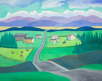 The Road by Doris Jean McCarthy vendu pour $55,250