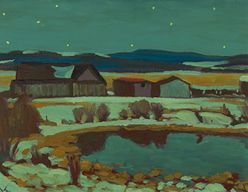 The Pond at Night by Illingworth Holey Kerr vendu pour $8,125