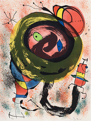 Les Voyants by Joan Miró sold for $7,500